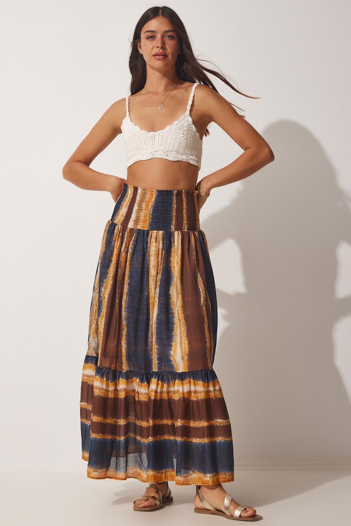 Brown A-Line Dress, Brown, large image number 3