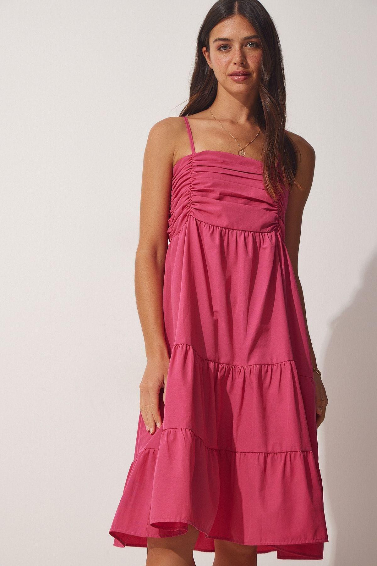 Happiness Istanbul - Pink A-Line Dress