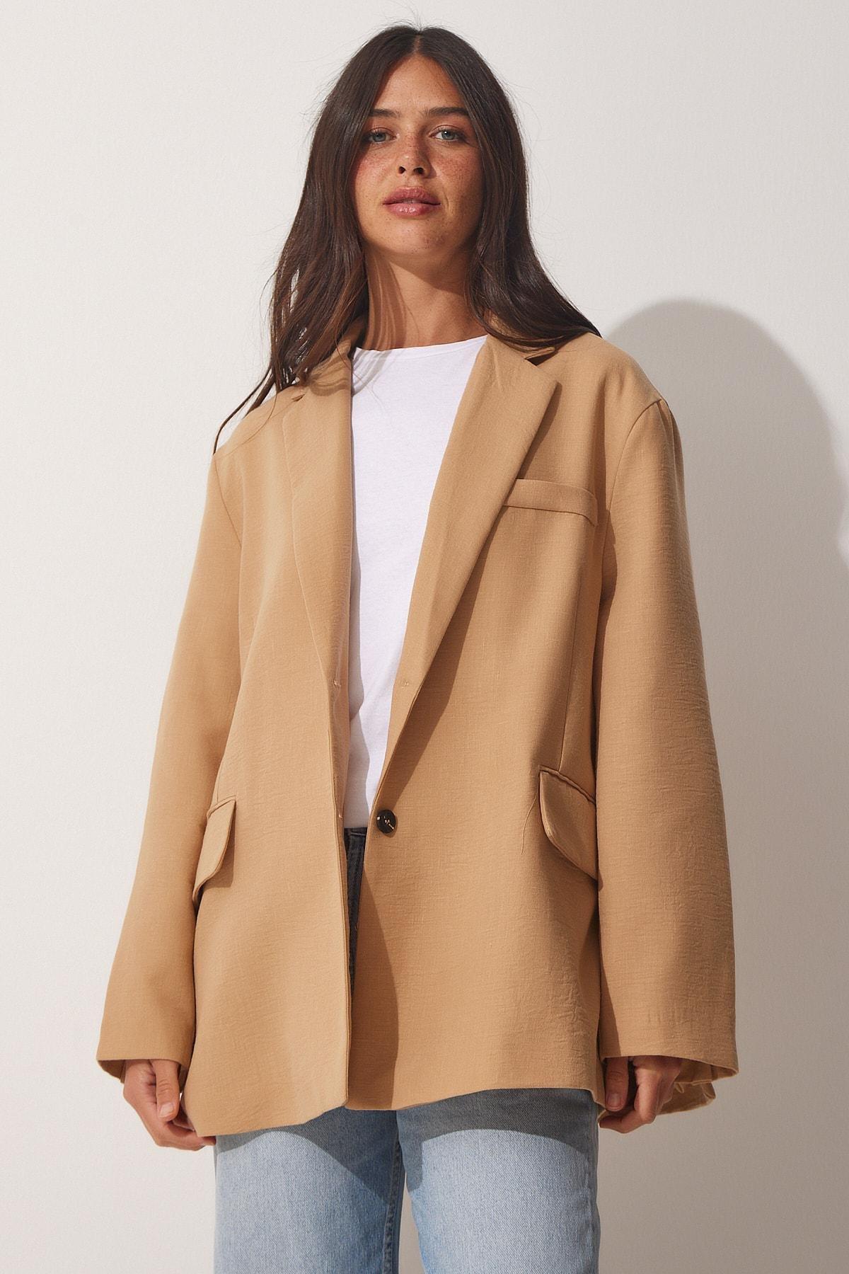 Brown Regular Jacket, , large image number 0