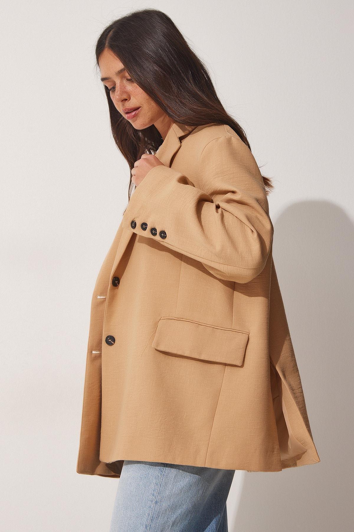 Brown Regular Jacket, , large image number 1