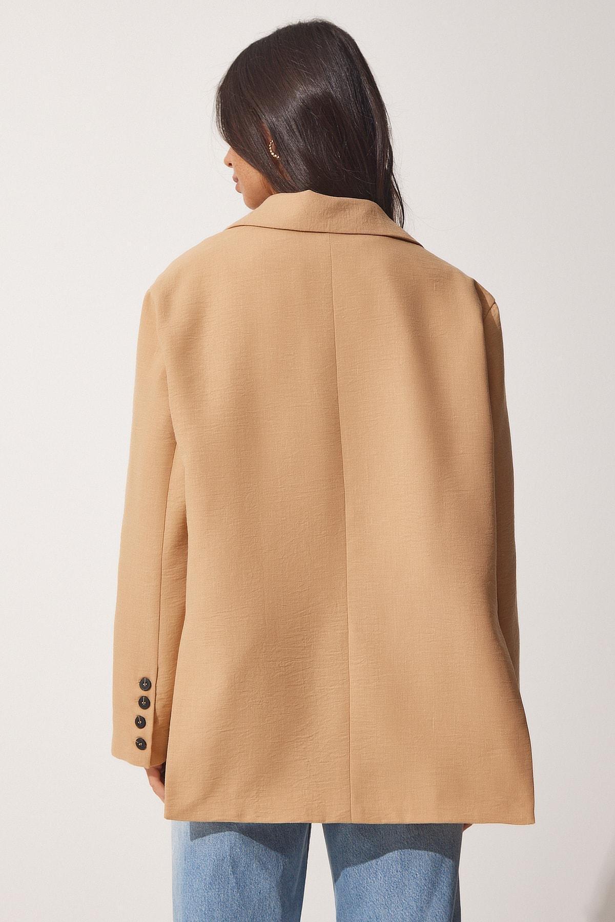 Brown Regular Jacket, , large image number 3