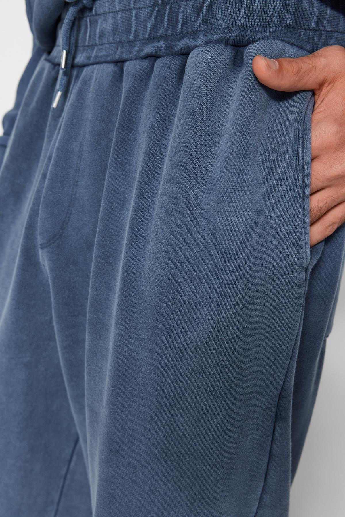Blue Oversized Limited Edition Sweatpants., , large image number 3