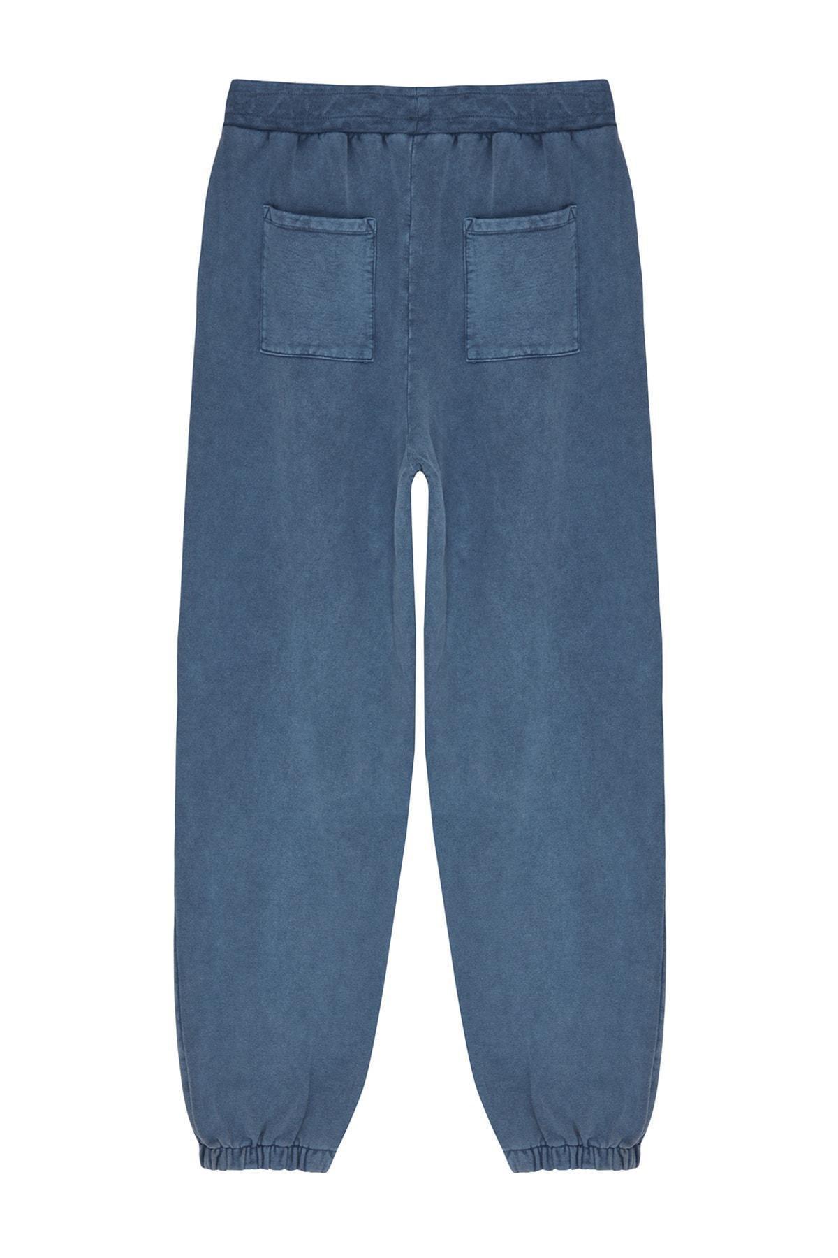 Blue Oversized Limited Edition Sweatpants., , large image number 5