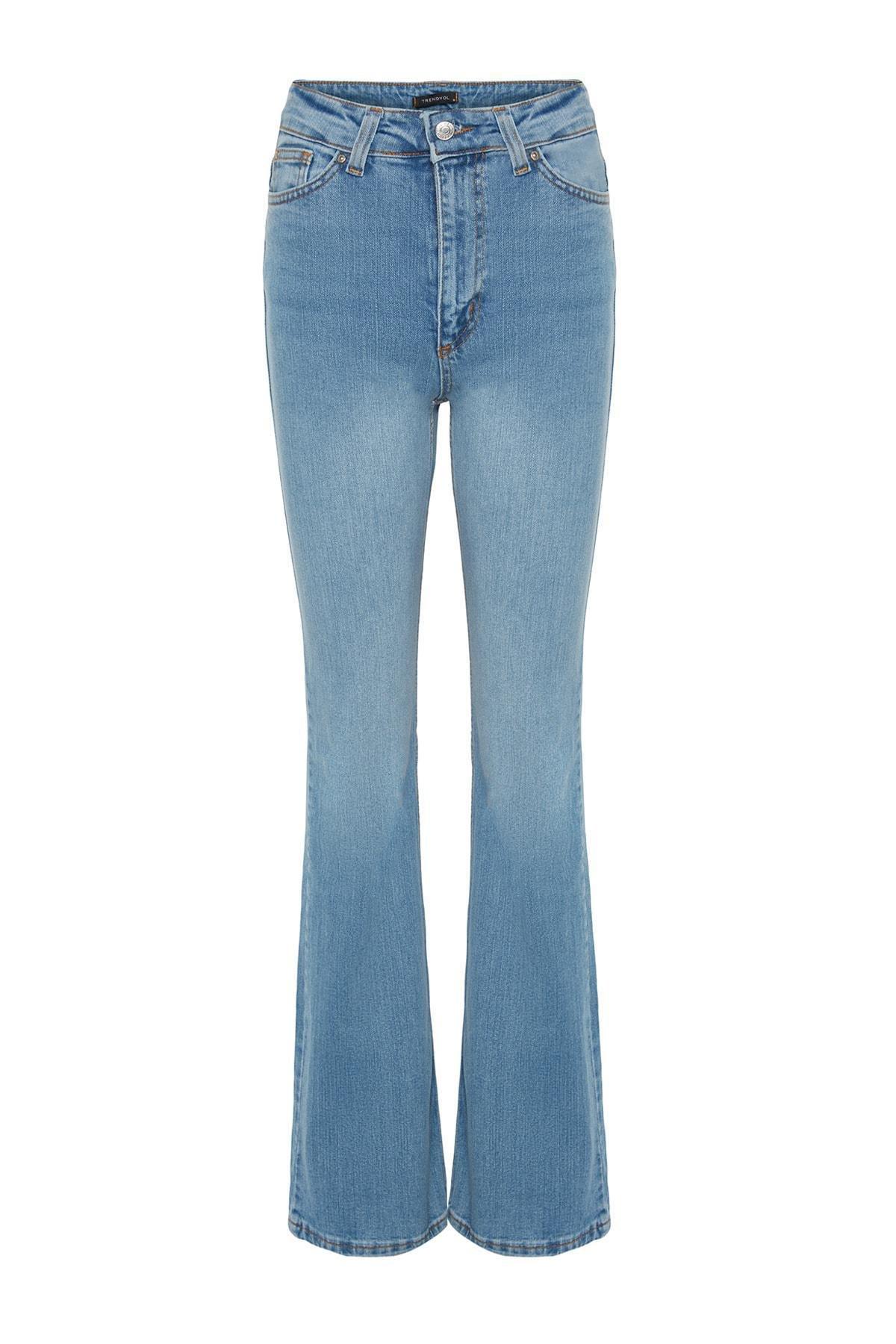 Trendyol - Blue Flare Jeans