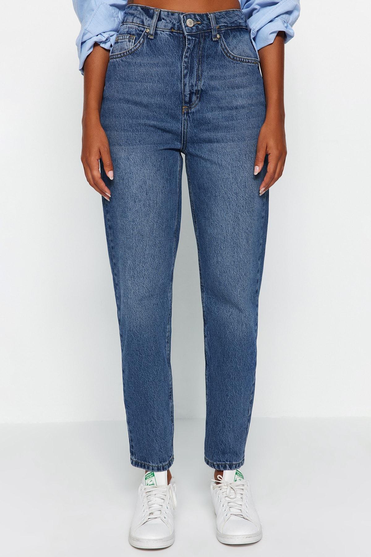 Blue Mom Jeans, , large image number 3
