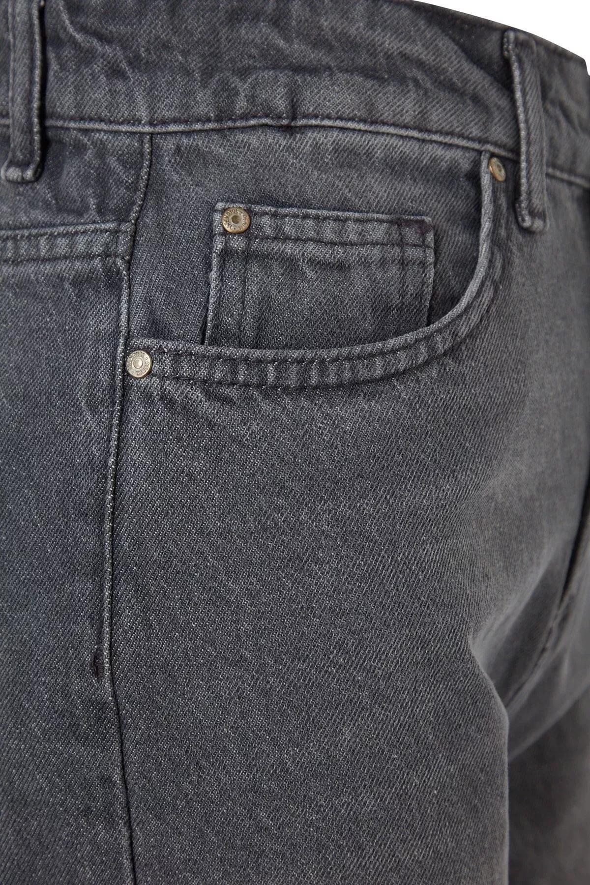 Grey Mom Jeans, , large image number 6