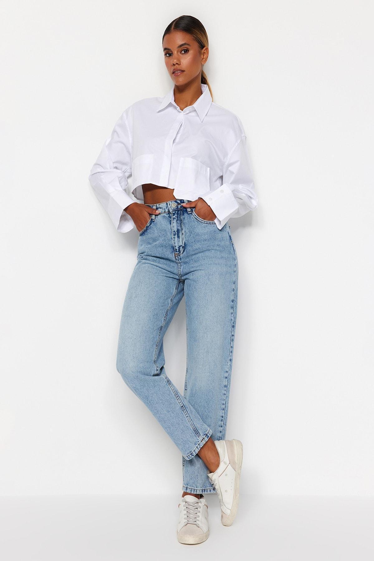 Trendyol Blue Mom Jeans