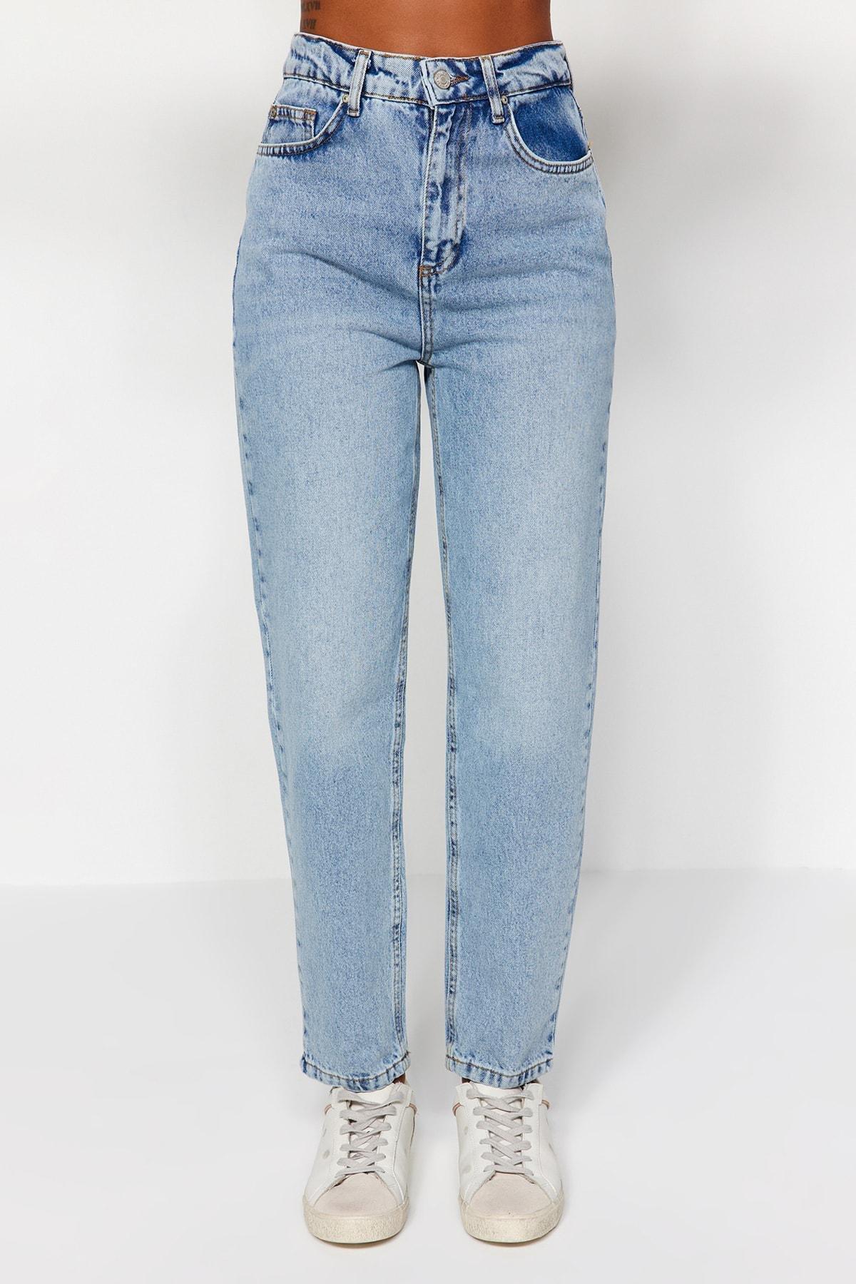 Blue Mom Jeans, , large image number 3