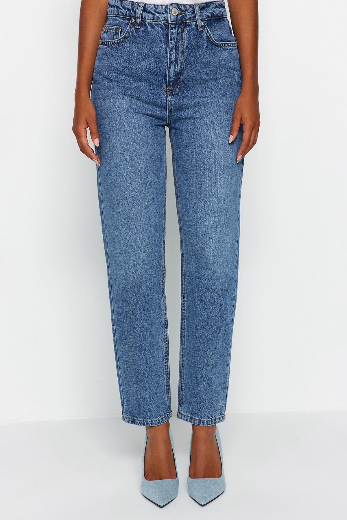 Blue Mom Jeans, , large image number 3