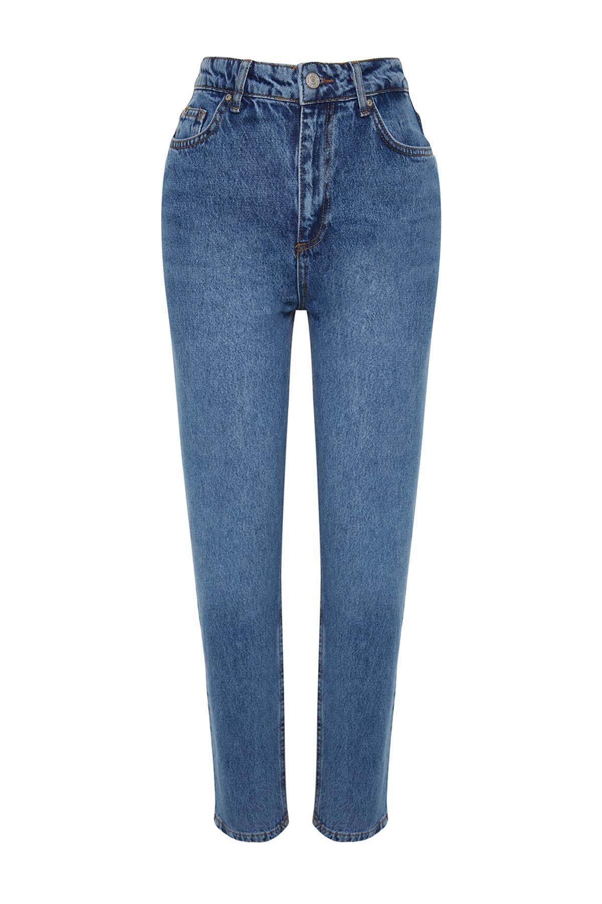 Blue Mom Jeans, , large image number 6