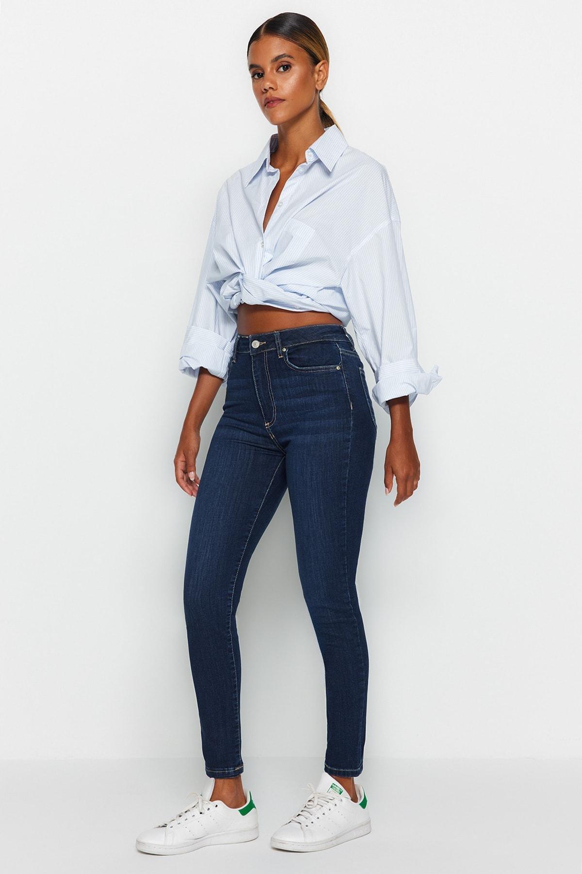 Blue Skinny Jeans, , large image number 1