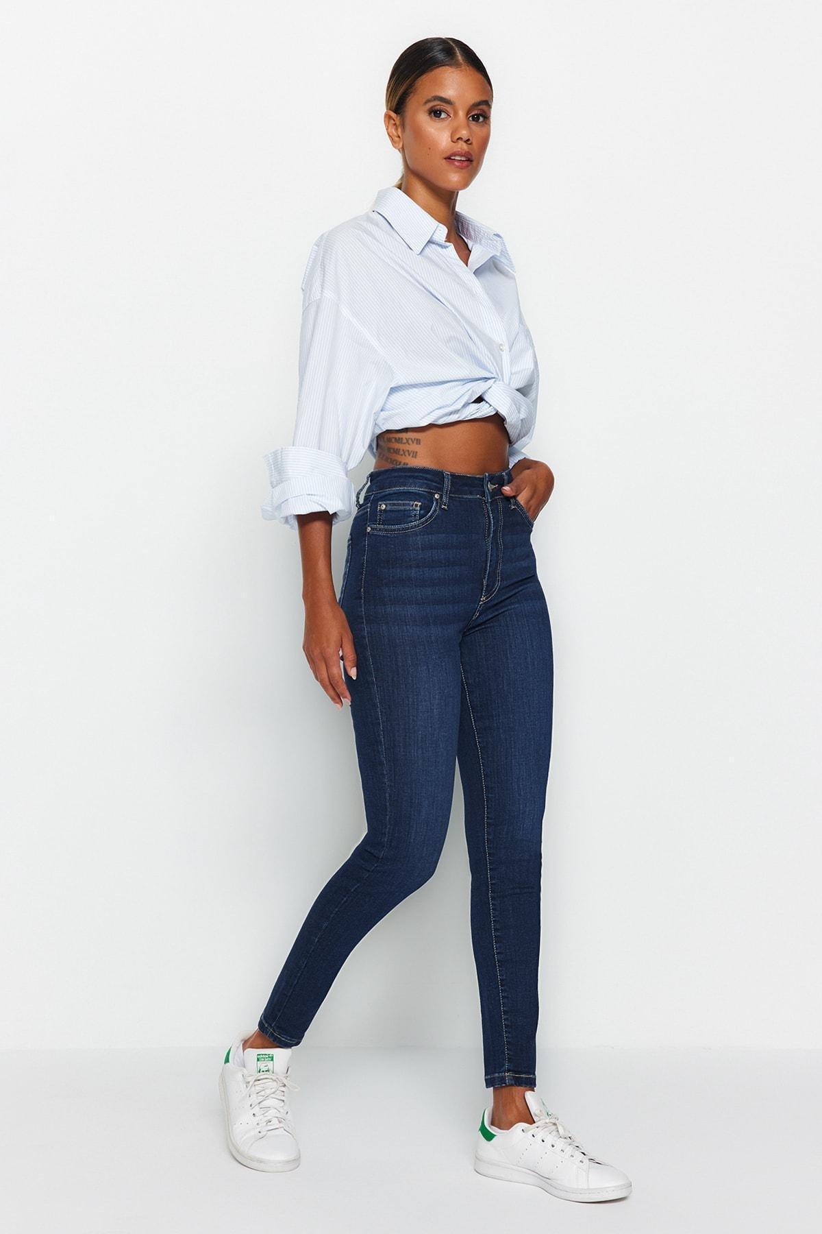 Blue Skinny Jeans, , large image number 2