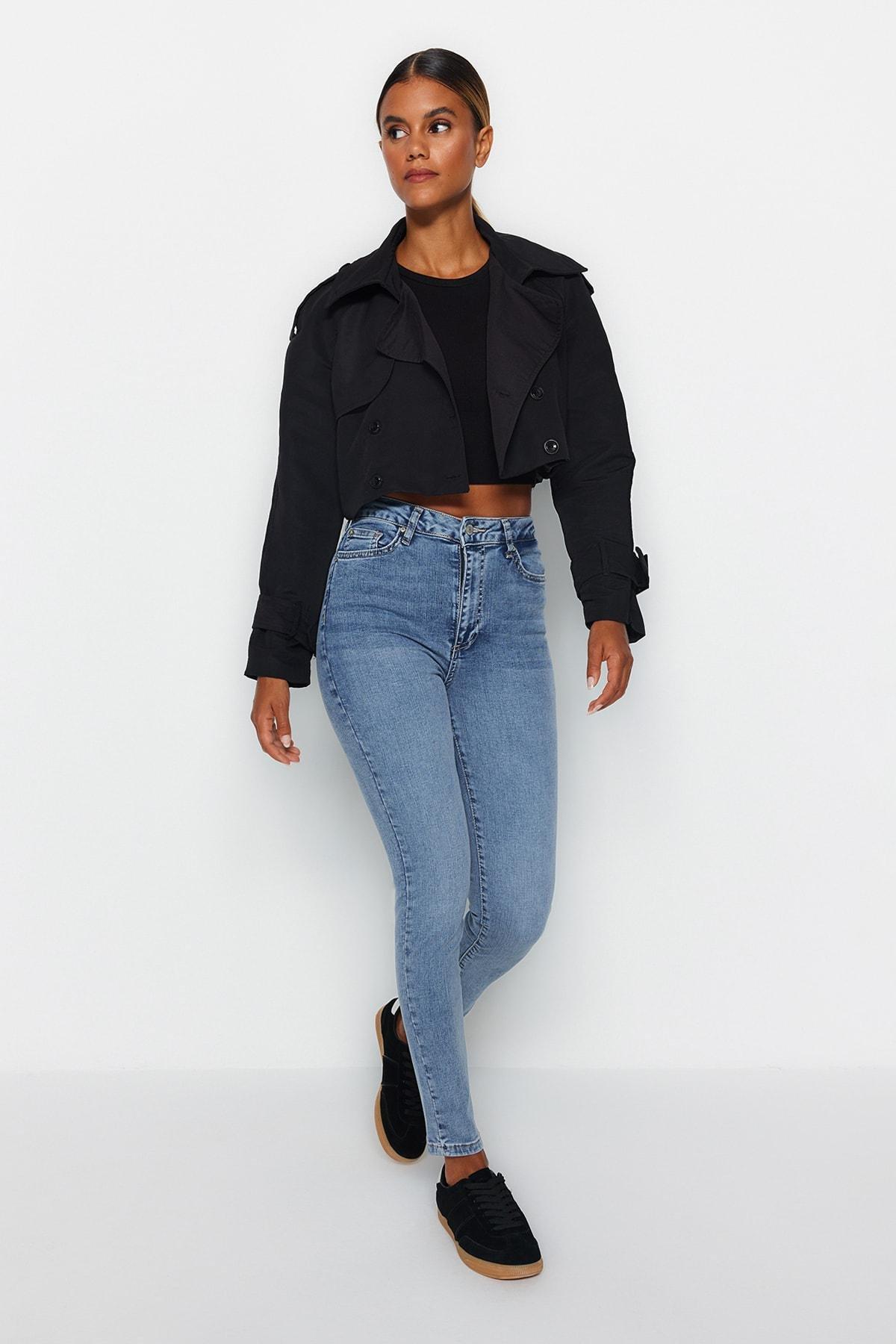 Blue Skinny Jeans, , large image number 1