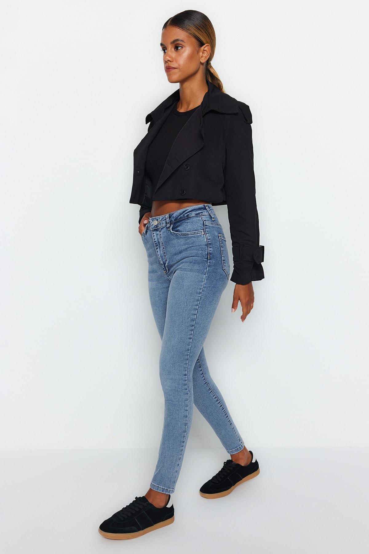 Blue Skinny Jeans, , large image number 3