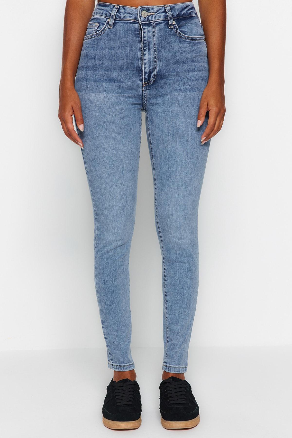 Blue Skinny Jeans, , large image number 5