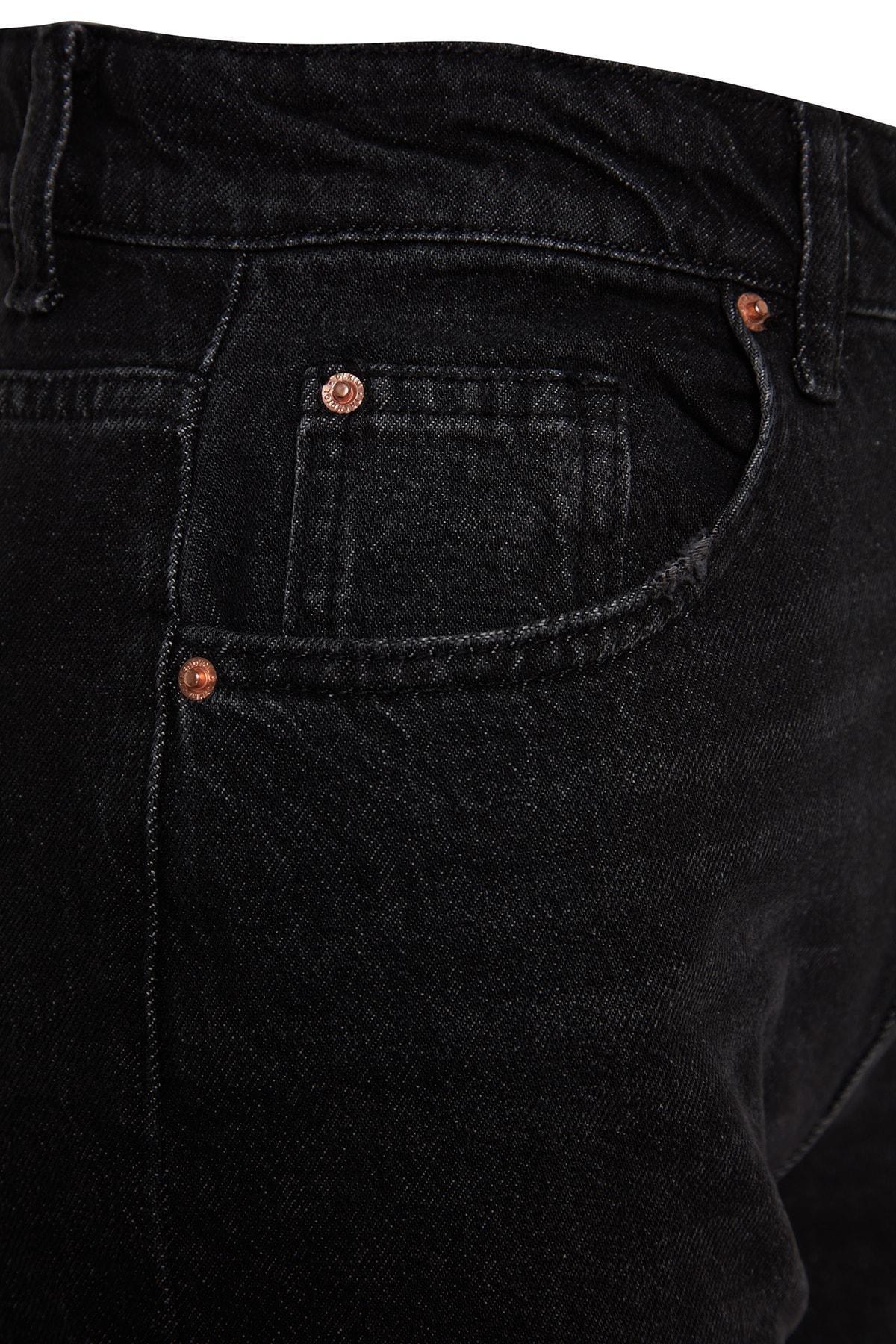 Black Wide Leg Jeans, , large image number 7