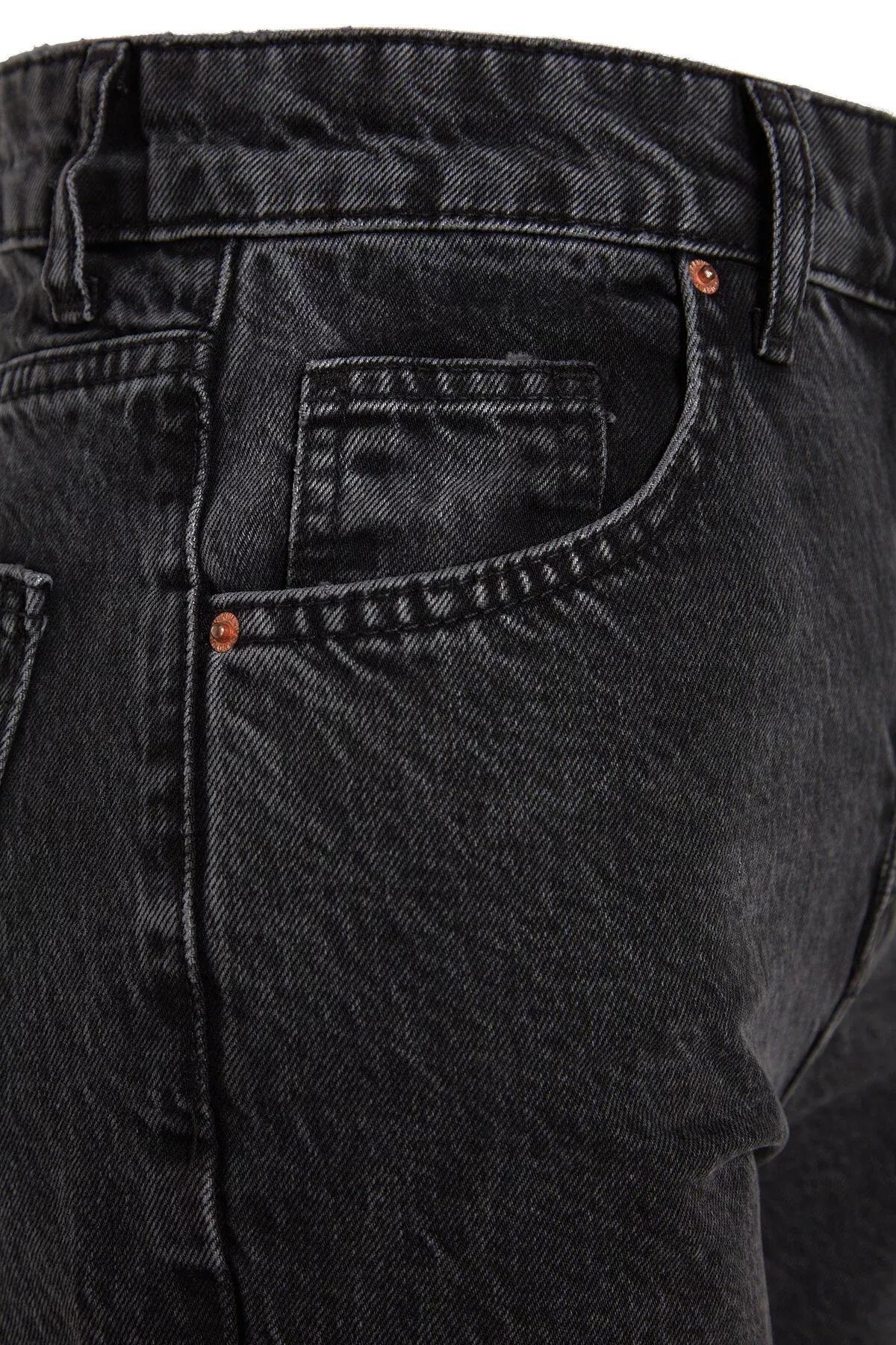 Black Wide Leg Jeans, , large image number 7