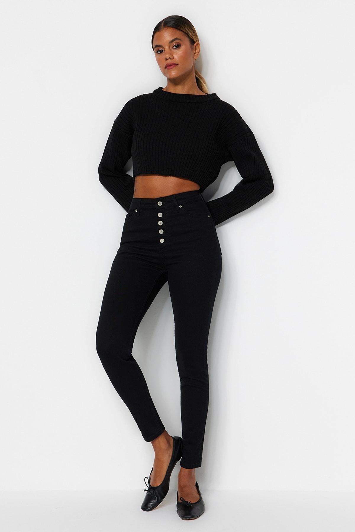 Black Skinny Jeans, , large image number 0