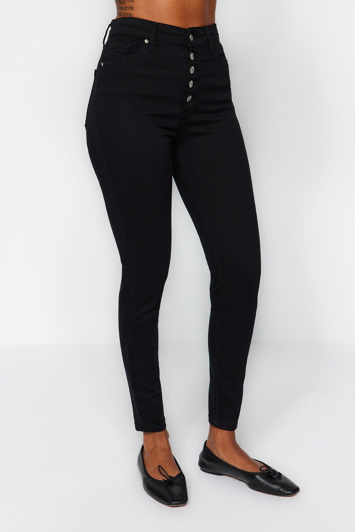 Black Skinny Jeans, , large image number 4