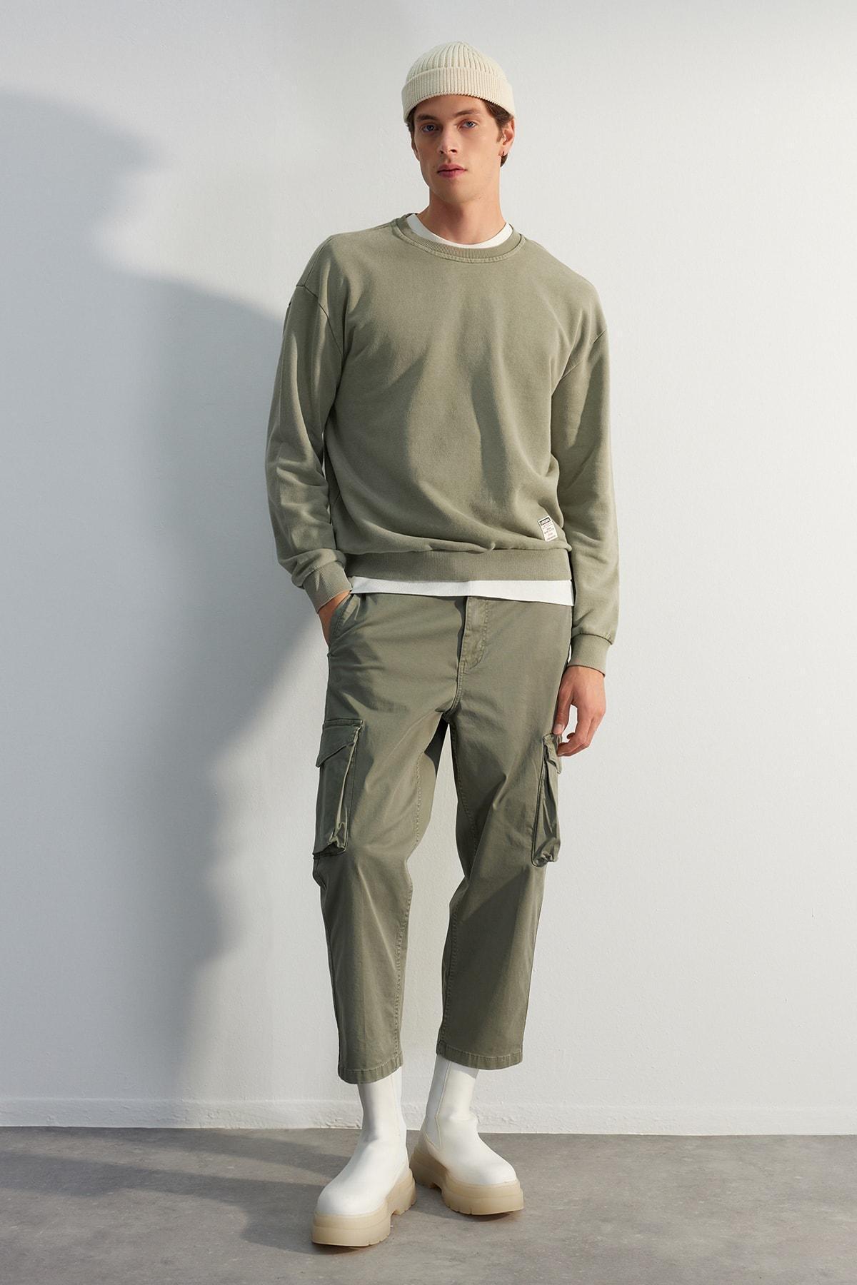 Green Limited Edition Relaxed Sweatshirt, , large image number 1