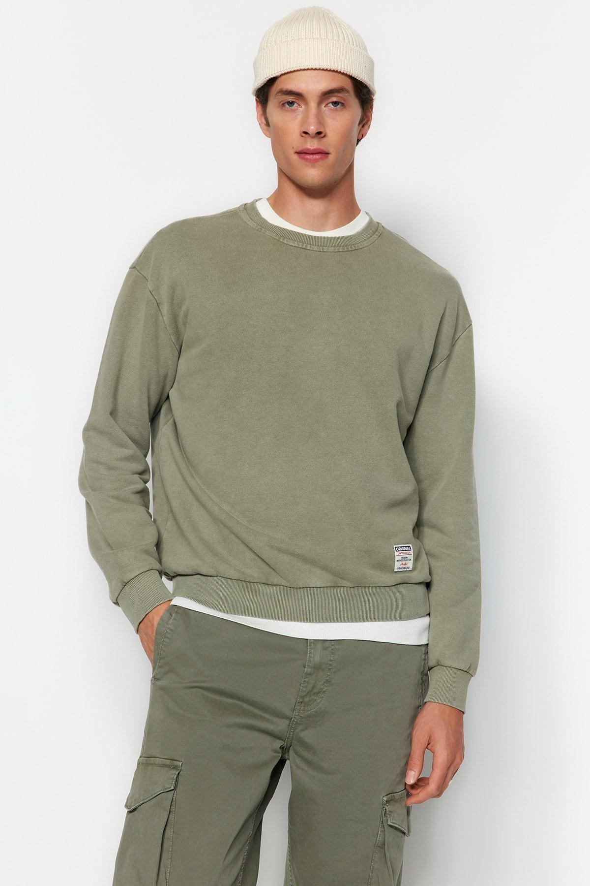 Trendyol - Green Limited Edition Relaxed Sweatshirt