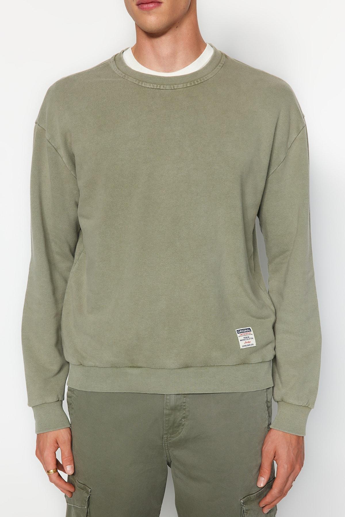 Trendyol - Green Limited Edition Relaxed Sweatshirt