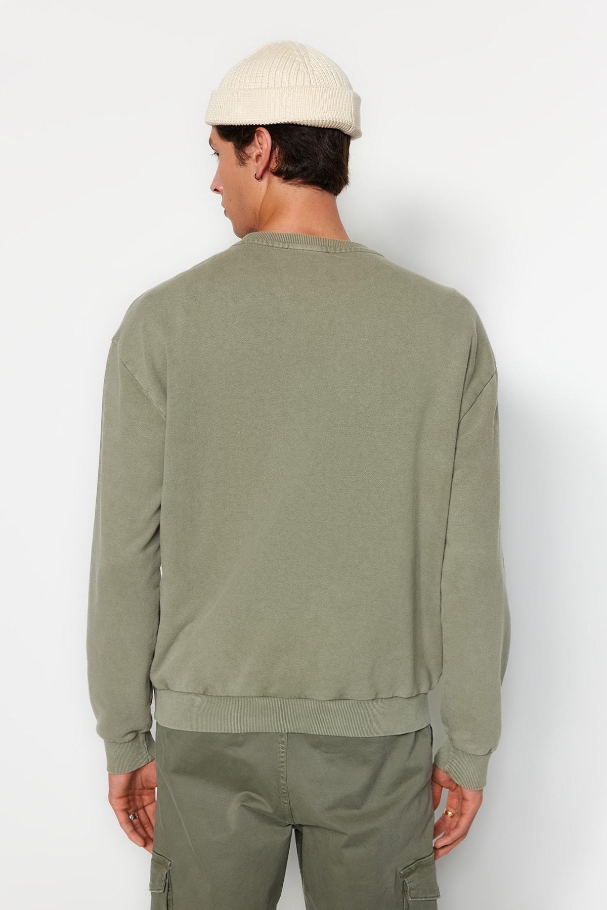 Trendyol - Green Limited Edition Relaxed Sweatshirt