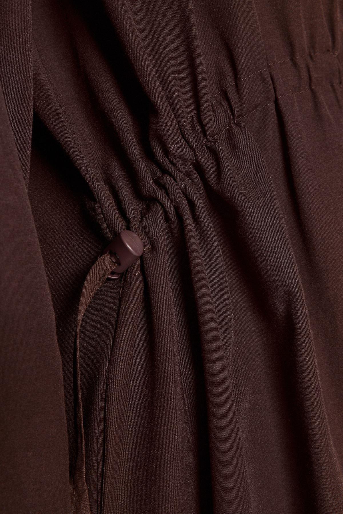 Trendyol - Brown Shirt Dress
