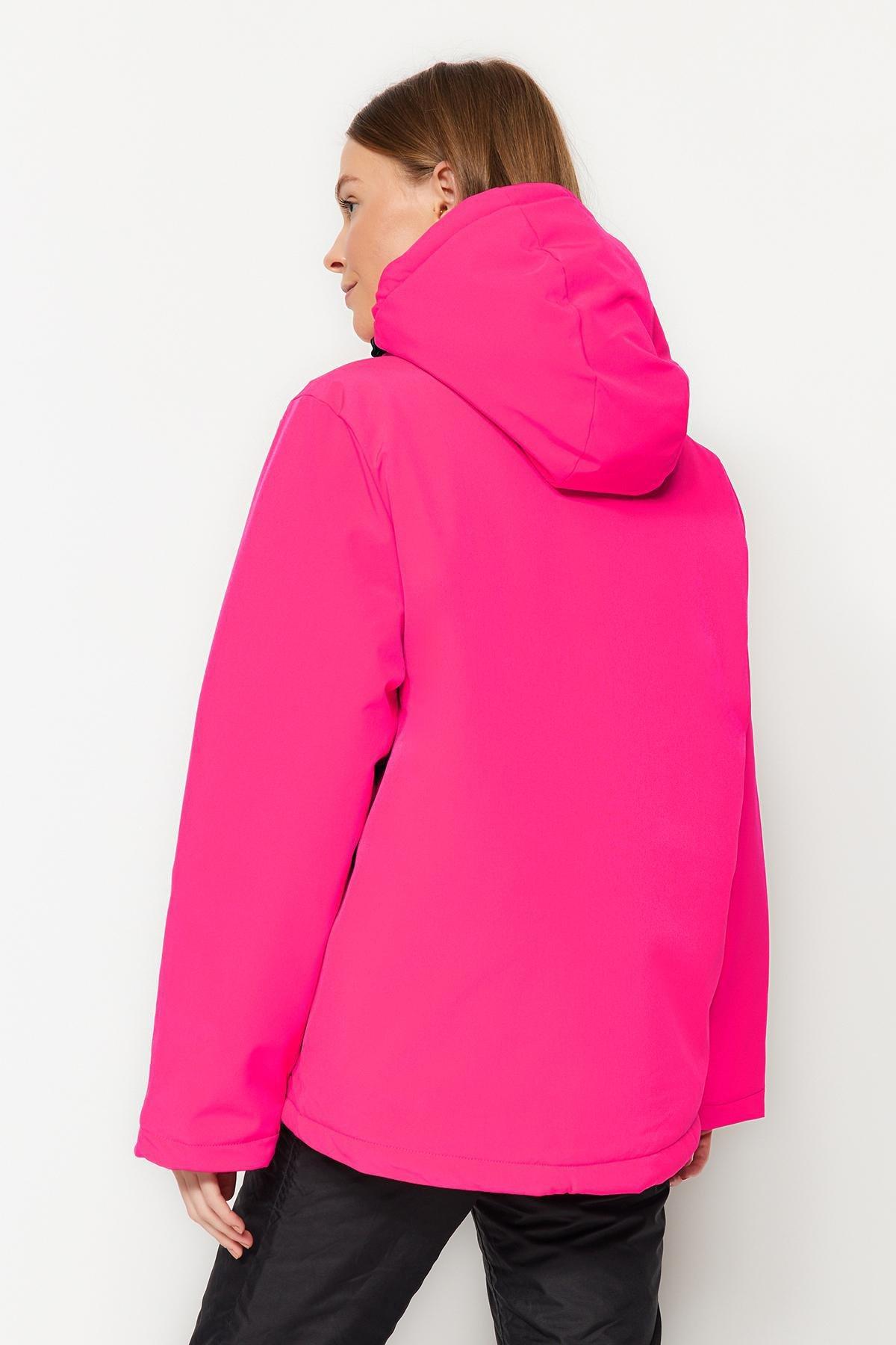 Trendyol - Pink Hooded Waterproof Jacket