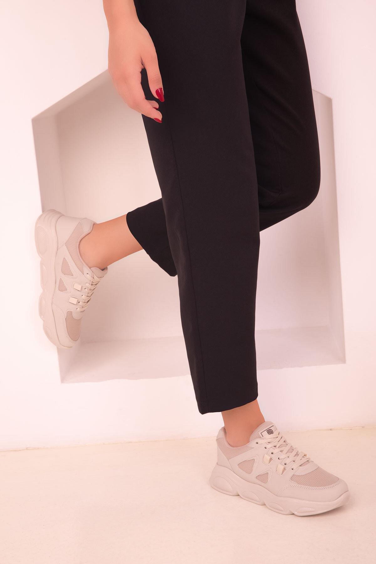 Beige Casual Sneakers, Beige, large image number 2