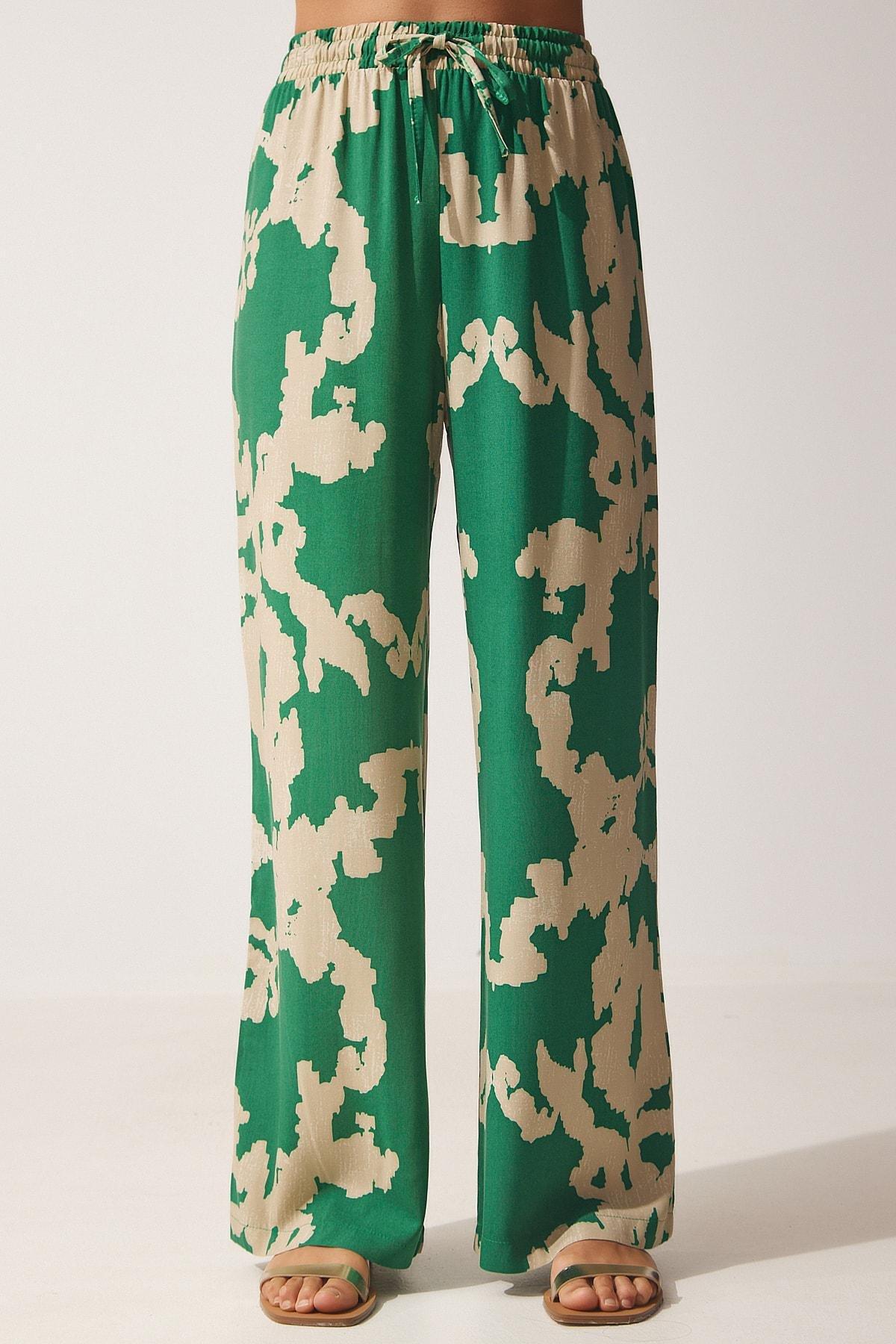 Green Patterned Kimono Co-Ord Set, , large image number 4