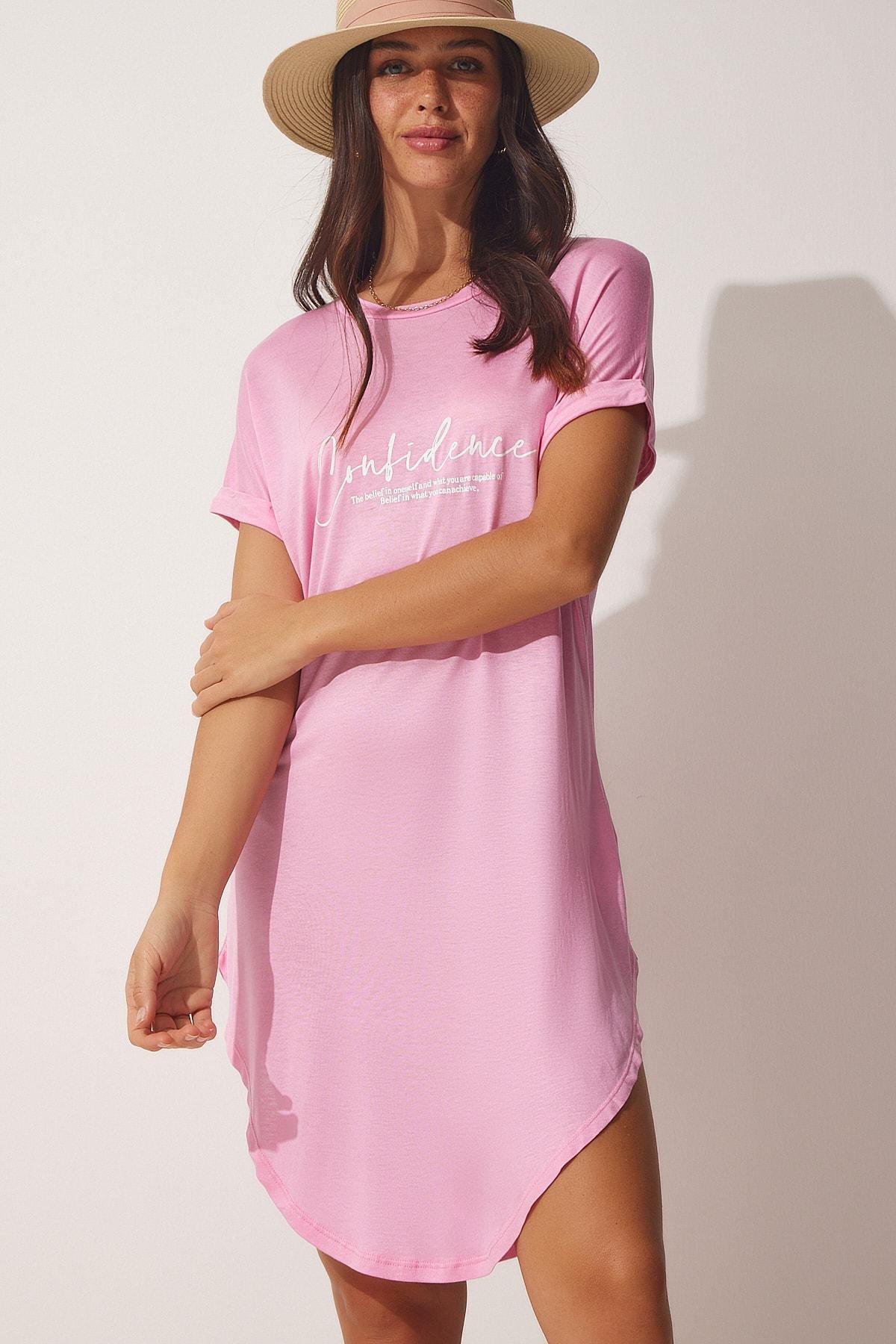 Pink Oversize T-Shirt, SUGAR PINK, large image number 2