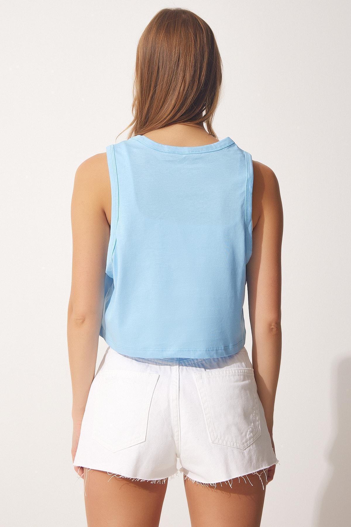 Blue Regular T-Shirt, SKY BLUE, large image number 4