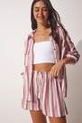 Happiness - Pink Striped Co-Ord Set