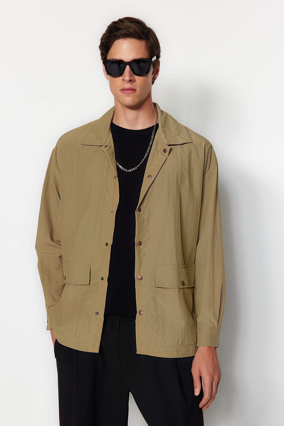 Trendyol - Khaki Oversized Limited Edition Jacket