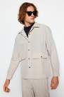 Trendyol - Beige Oversized Limited Edition Jacket