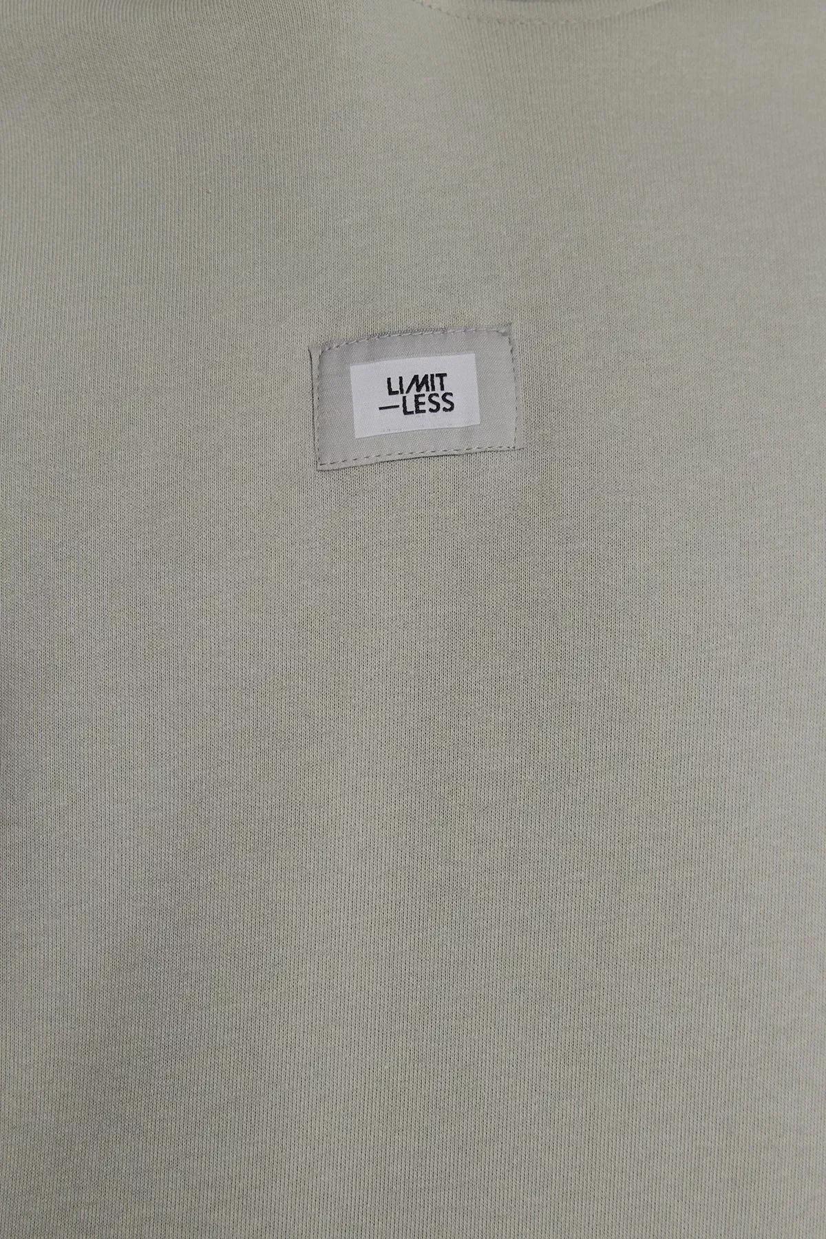 Grey Hooded Long-Sleeve Sweatshirt, , large image number 3