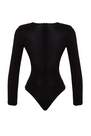 Trendyol - Black Knitted Body With Window Detail