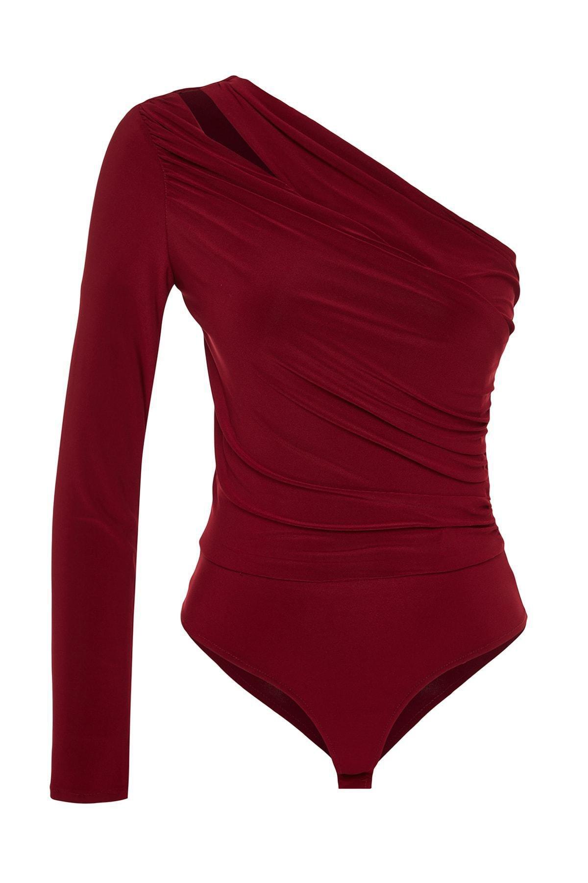 Trendyol - Red Cut Out Body