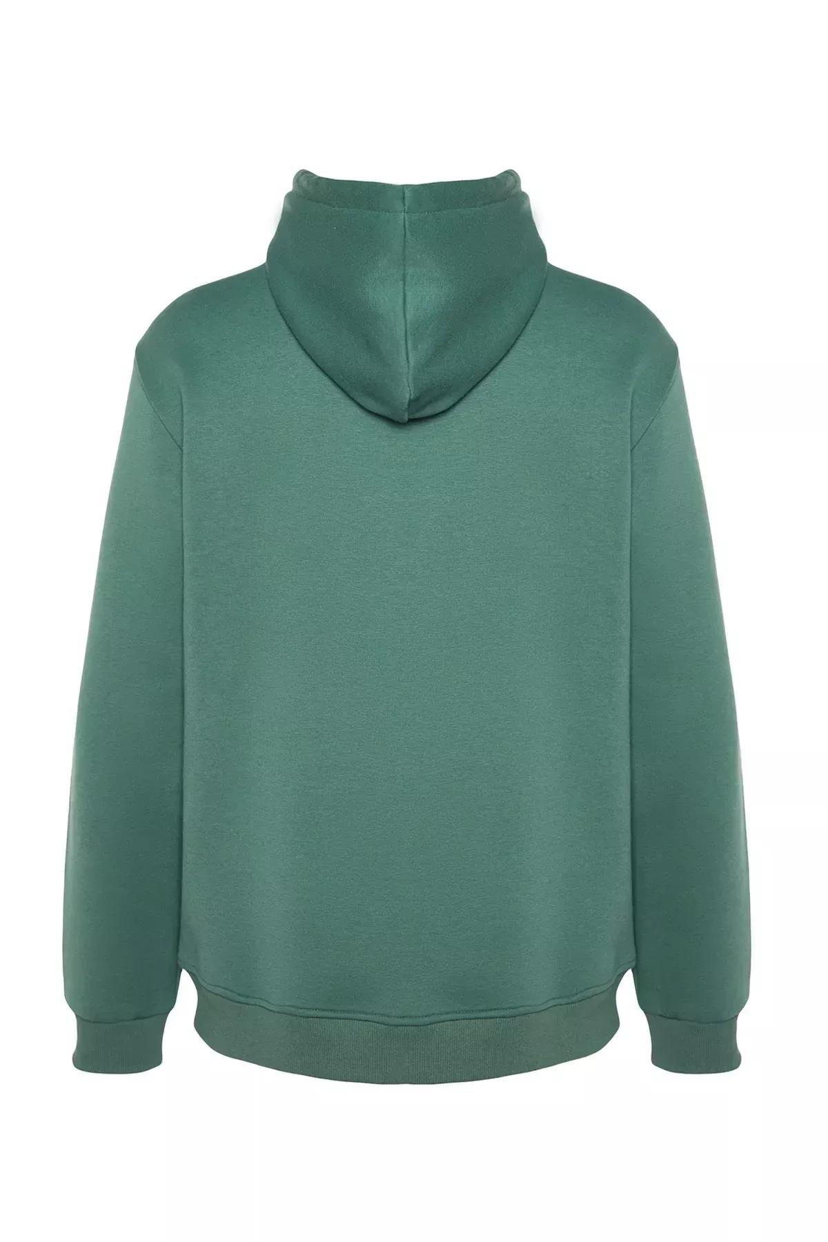 Green Space Embroidery Hoodie, , large image number 7