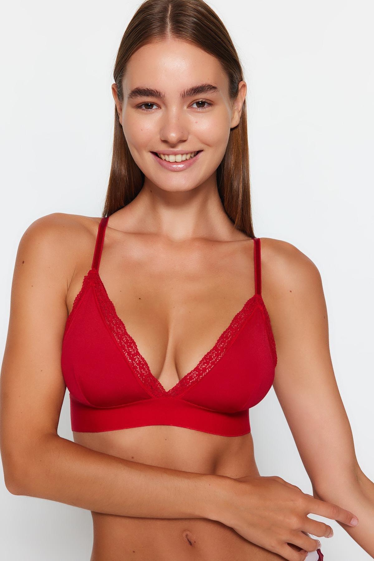 Red Micro Cap Bra, , large image number 1