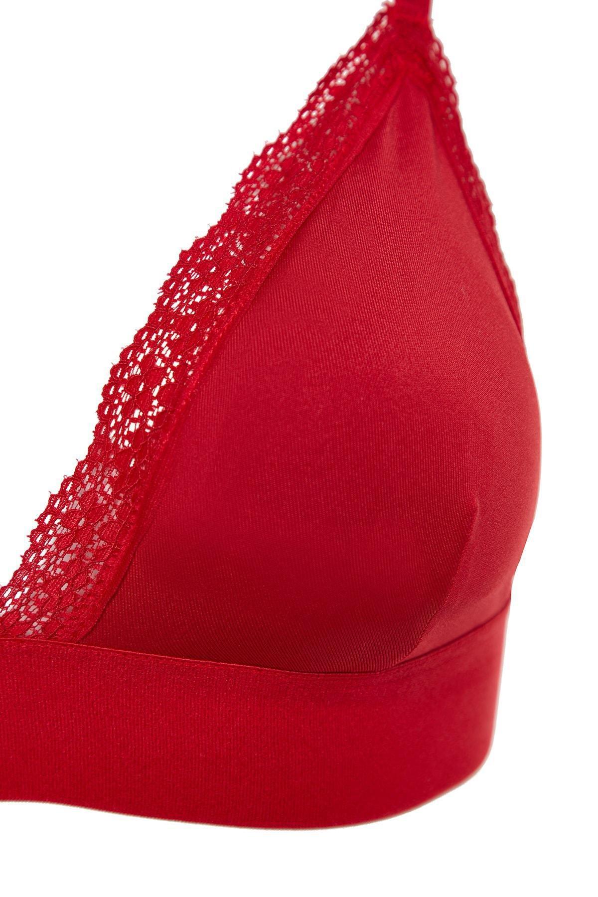 Red Micro Cap Bra, , large image number 5