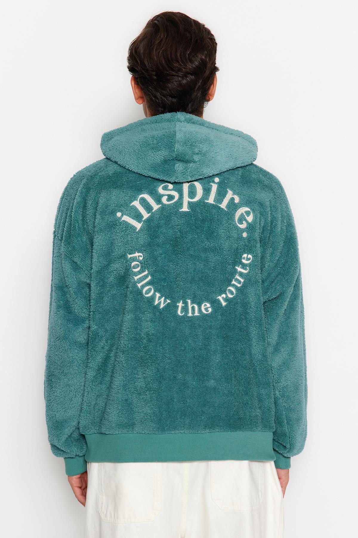 Trendyol - Green Oversize Long Sleeve Hoodie