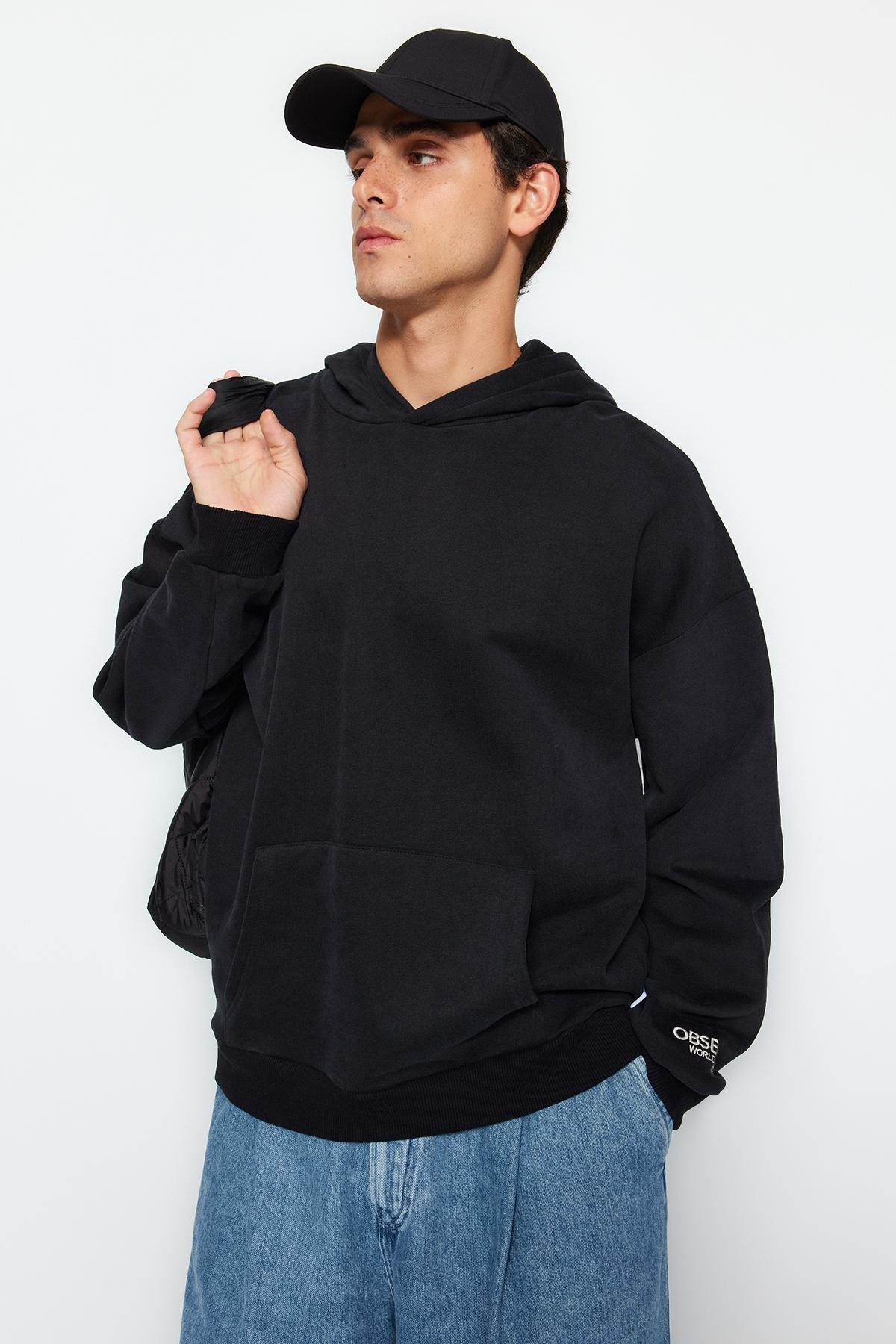 Black Limited Edition Oversize Hoodie, , large image number 1