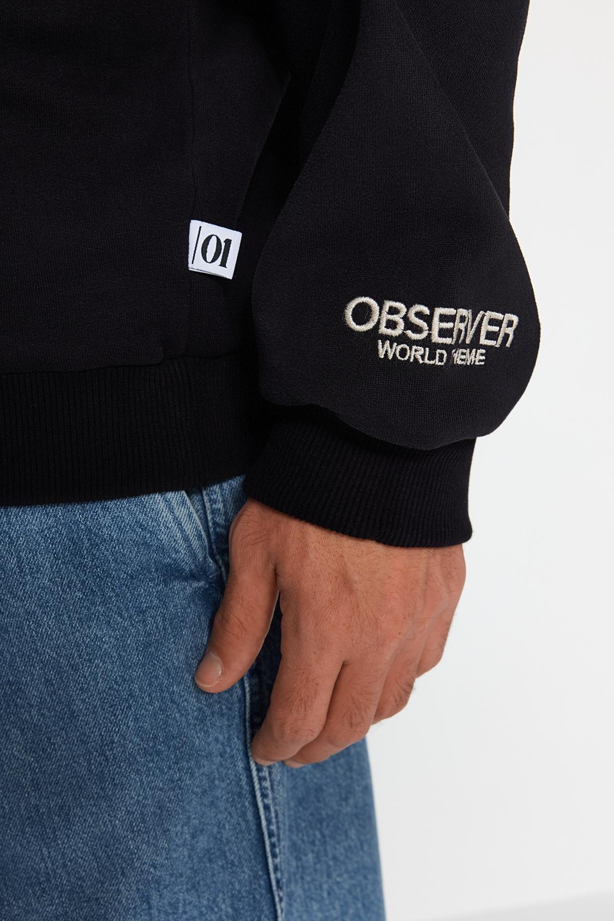Black Limited Edition Oversize Hoodie, , large image number 4