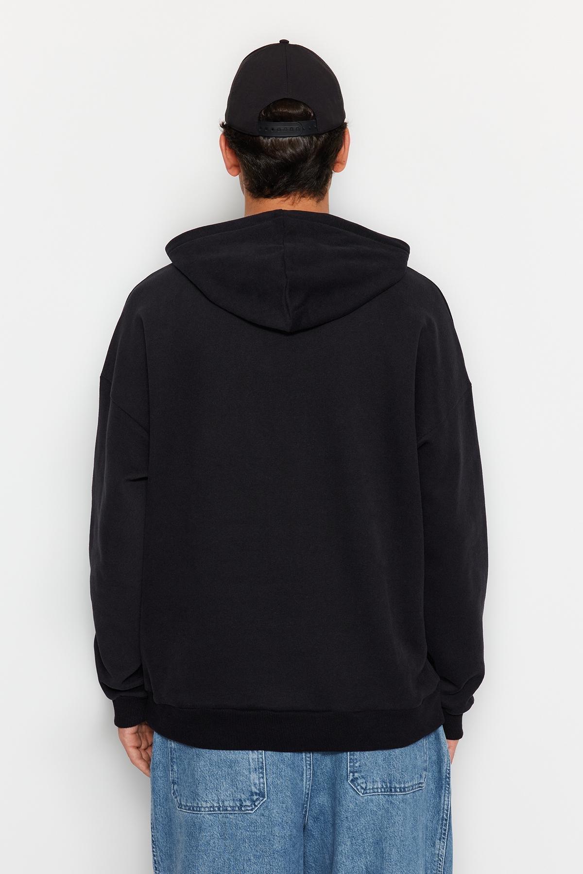 Black Limited Edition Oversize Hoodie, , large image number 5