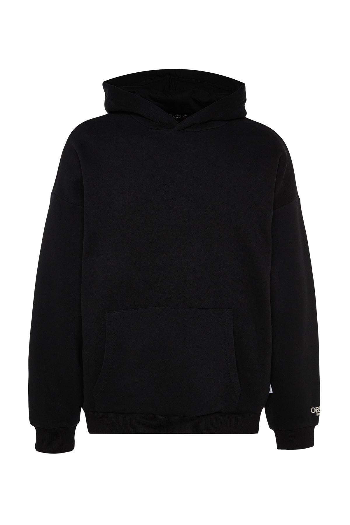 Black Limited Edition Oversize Hoodie, , large image number 6