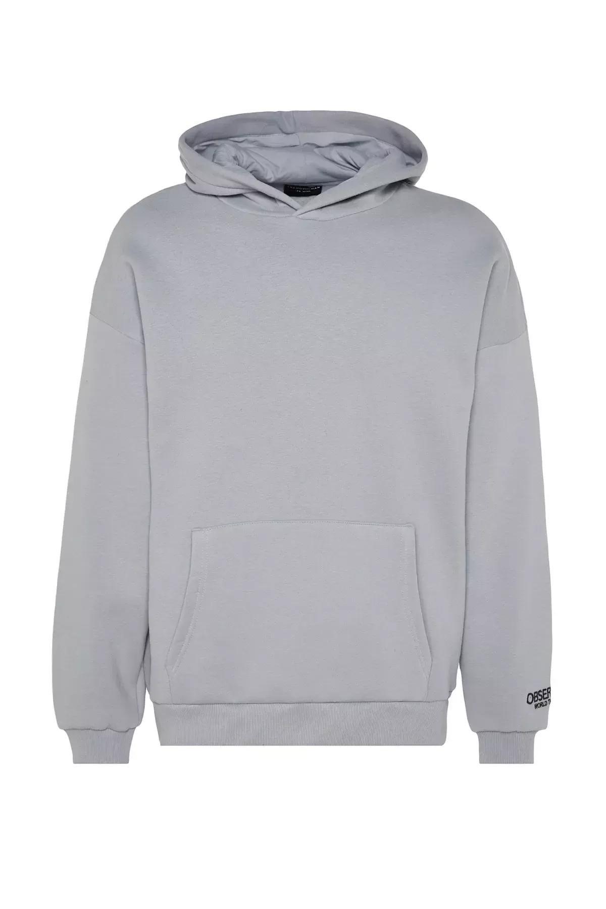 Grey Limited Edition Oversize Hoodie, C101_1740, large image number 5