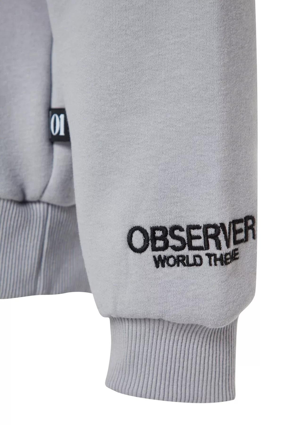 Grey Limited Edition Oversize Hoodie, C101_1740, large image number 6