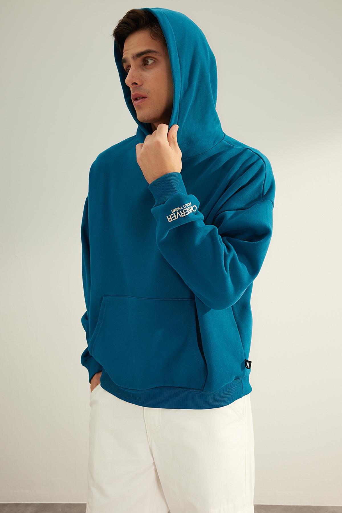 Blue Limited Edition Oversize Hoodie, , medium